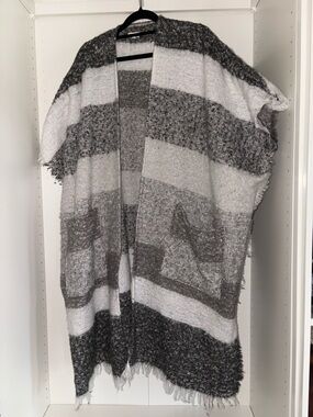 Women's Aerie Maxi Striped Soft Cape one-size